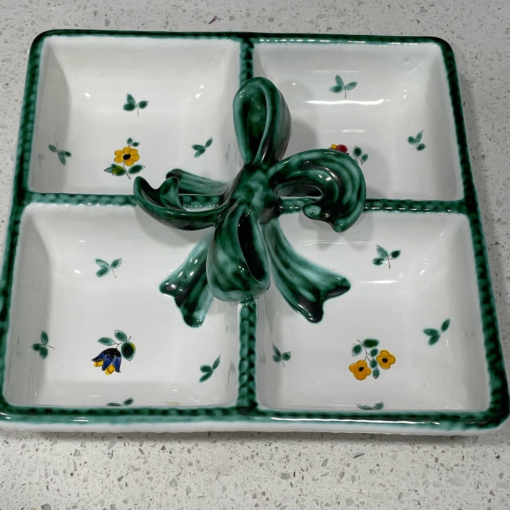 VINTAGE RARE GMUNDNER Keramik Serving Dish Made In Austria